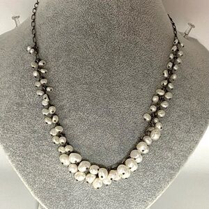 Silpada sterling silver freshwater pearl necklace